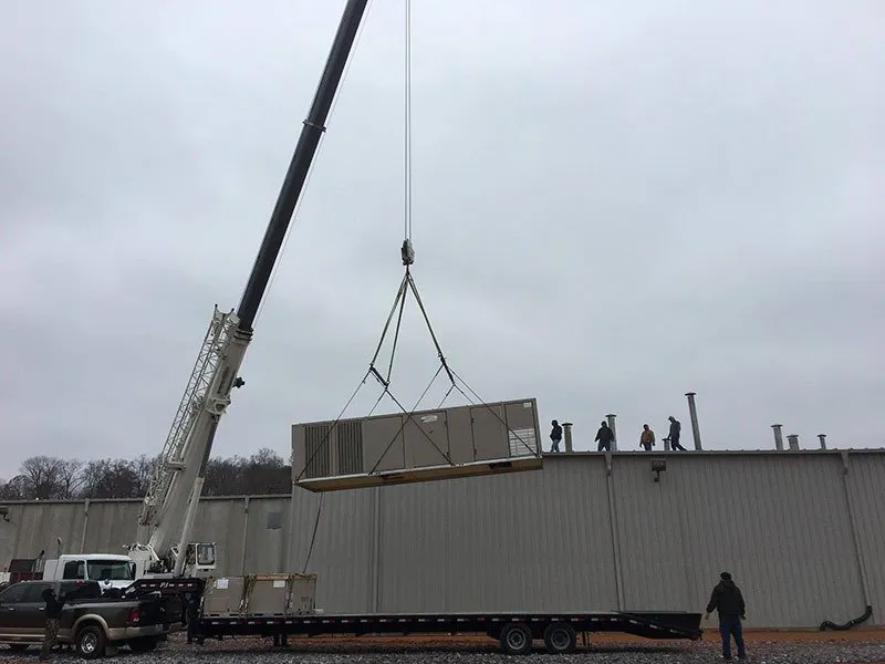 Brown Printing Rooftop Unit Installation