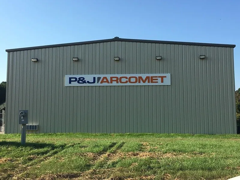 P&J Arcromet Sign